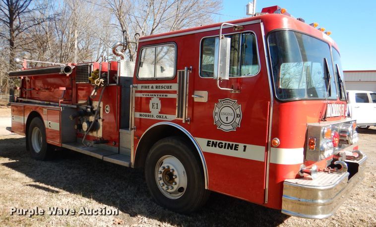 image for item JS9766 1982 Spartan CFRC-2042  pumper fire truck