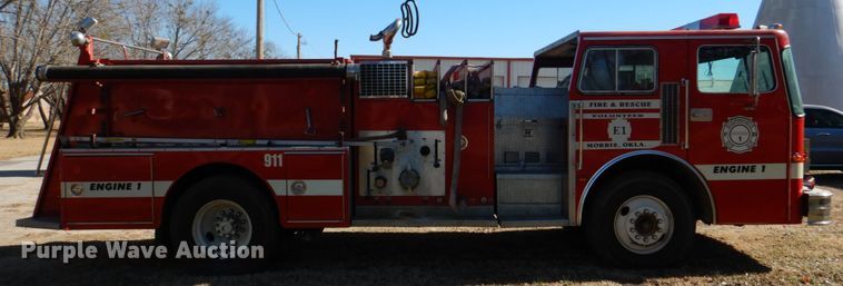image for item JS9766 1982 Spartan CFRC-2042  pumper fire truck