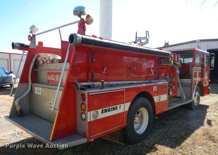 image for item JS9766 1982 Spartan CFRC-2042  pumper fire truck