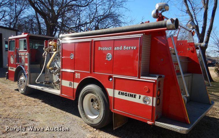 image for item JS9766 1982 Spartan CFRC-2042  pumper fire truck