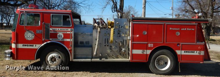 image for item JS9766 1982 Spartan CFRC-2042  pumper fire truck