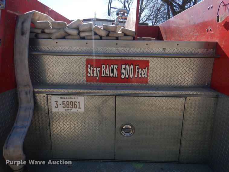 image for item JS9766 1982 Spartan CFRC-2042  pumper fire truck