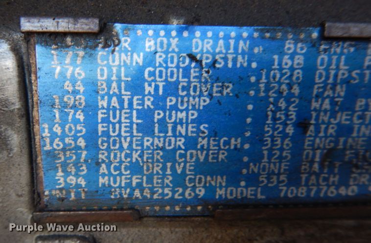 image for item JS9766 1982 Spartan CFRC-2042  pumper fire truck