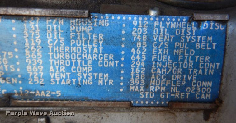 image for item JS9766 1982 Spartan CFRC-2042  pumper fire truck