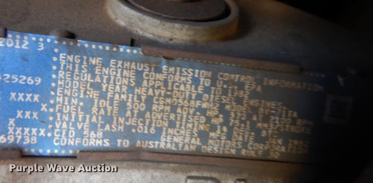 image for item JS9766 1982 Spartan CFRC-2042  pumper fire truck