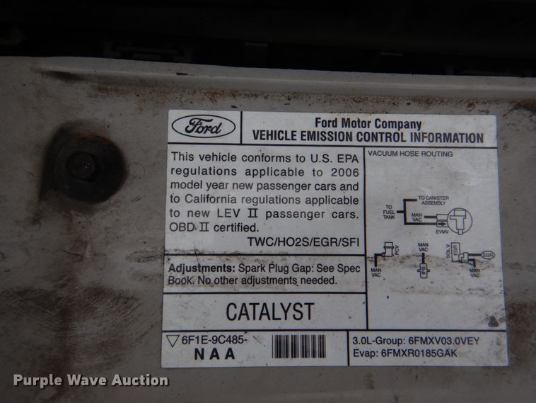 image for item KE9391 2006 Ford Taurus SE