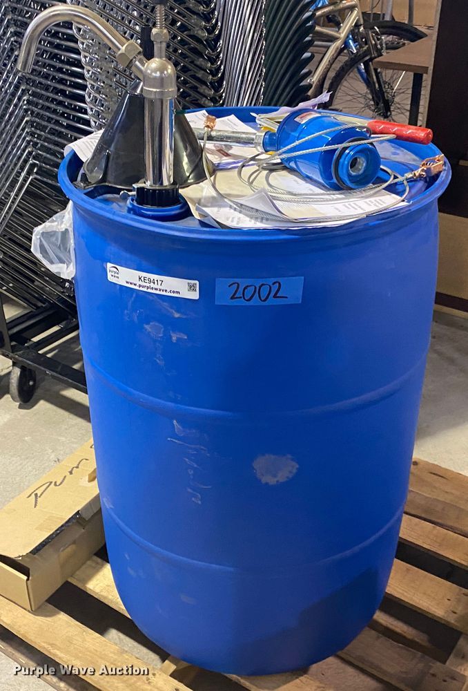 55 gallon drum of Streamline Polymers SL poly hand sanitizer in Tulsa ...