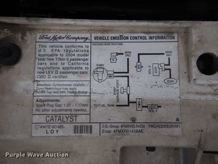 image for item KE9430 2004 Ford Taurus SES
