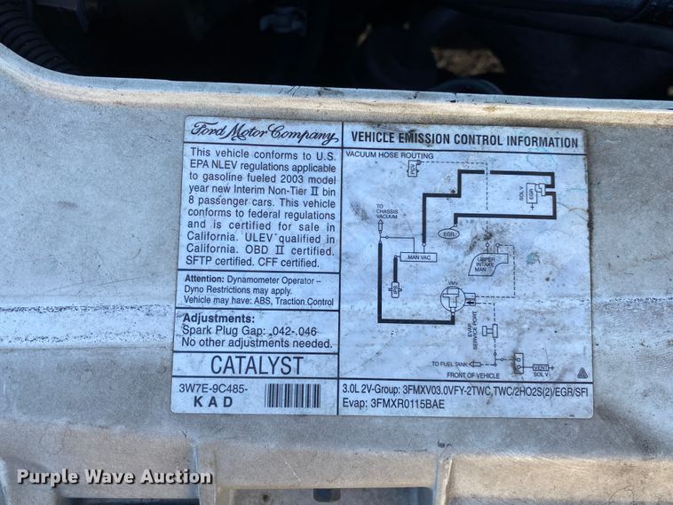 image for item KE9433 2003 Ford Taurus LX