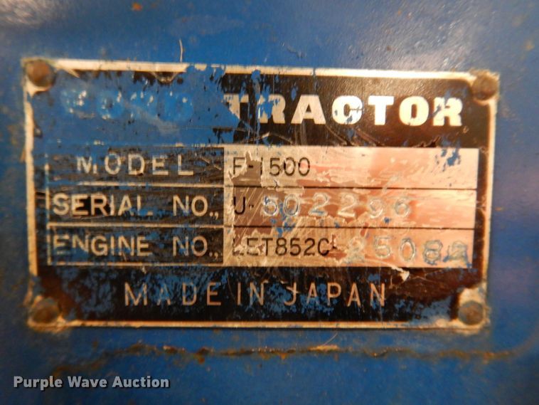 image for item KG9946 Ford 1500  MFWD tractor