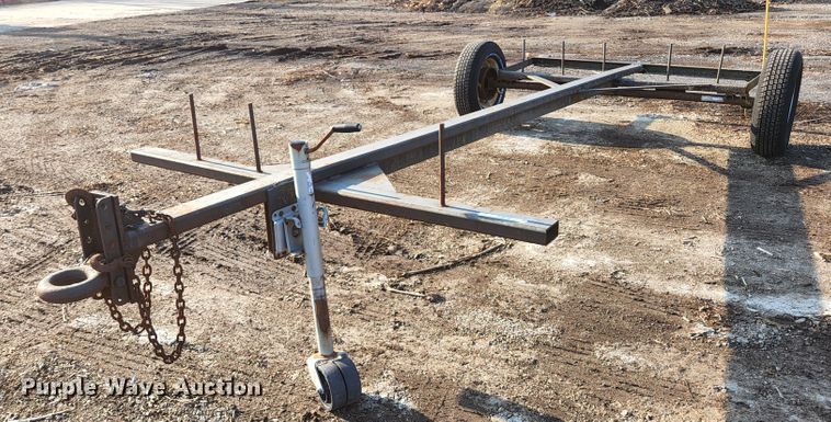 image for item KH9703 Shop built guard rail trailer