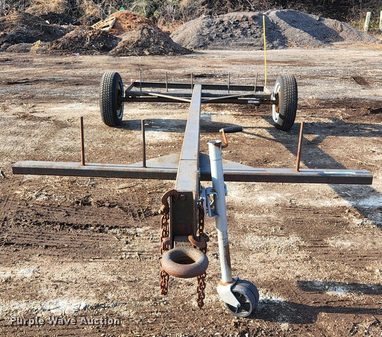 image for item KH9703 Shop built guard rail trailer