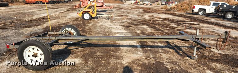 image for item KH9703 Shop built guard rail trailer