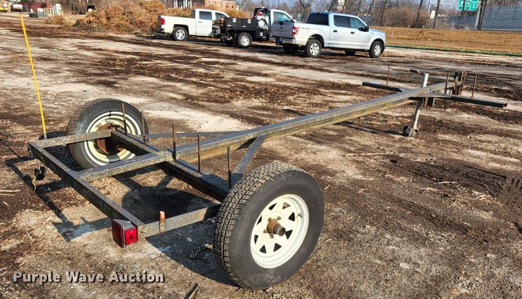 image for item KH9703 Shop built guard rail trailer
