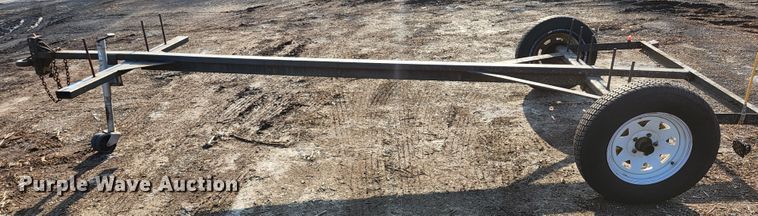 image for item KH9703 Shop built guard rail trailer