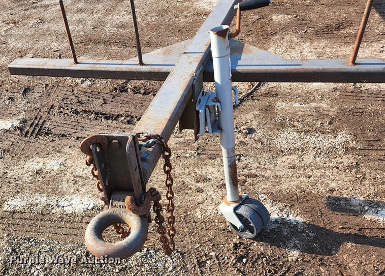 image for item KH9703 Shop built guard rail trailer