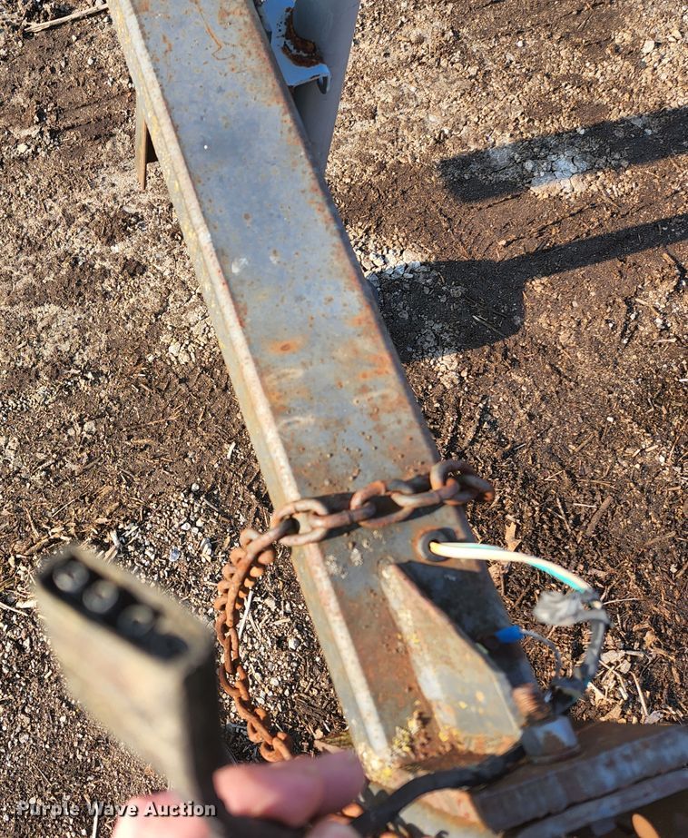 image for item KH9703 Shop built guard rail trailer