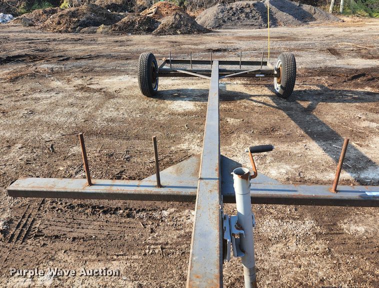 image for item KH9703 Shop built guard rail trailer