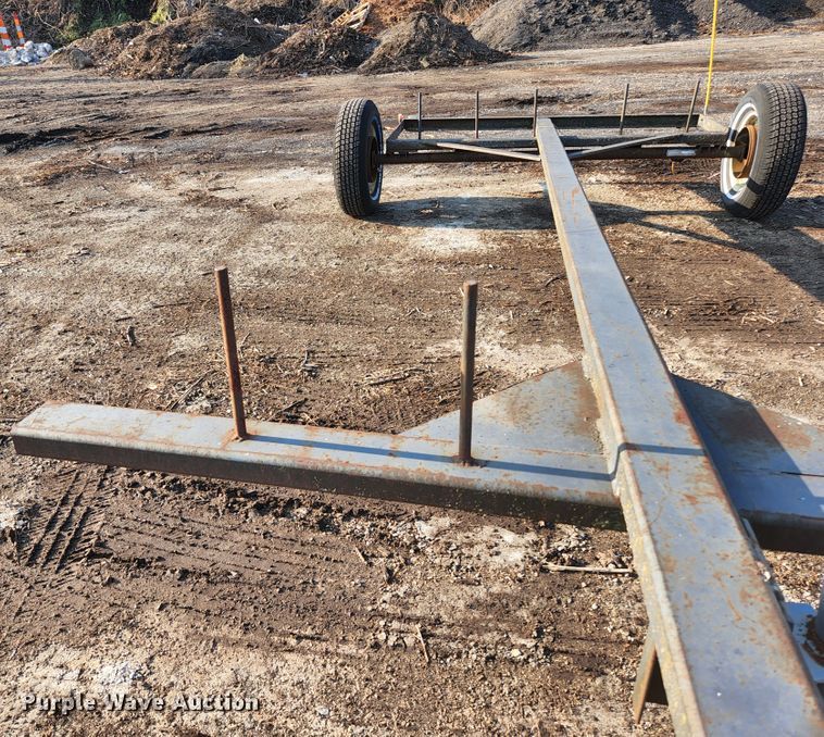 image for item KH9703 Shop built guard rail trailer