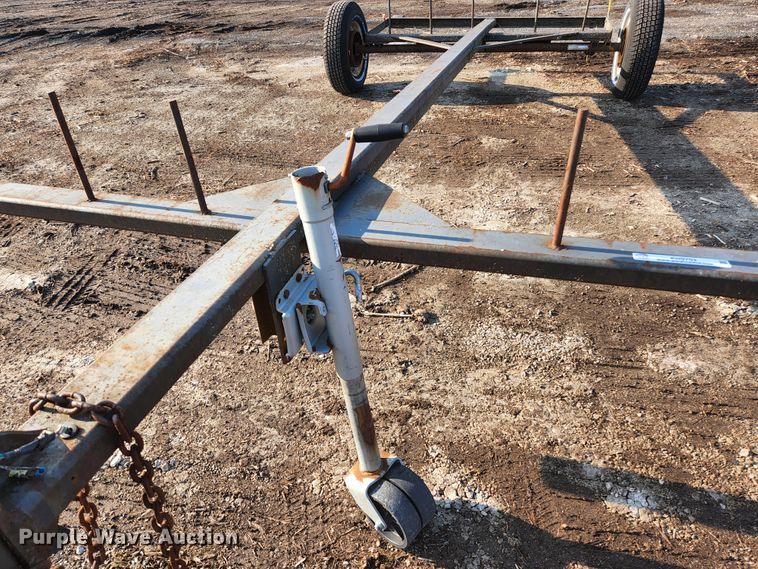 image for item KH9703 Shop built guard rail trailer