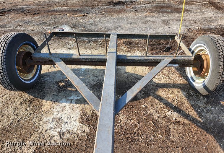 image for item KH9703 Shop built guard rail trailer