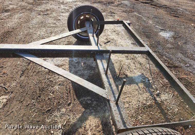 image for item KH9703 Shop built guard rail trailer