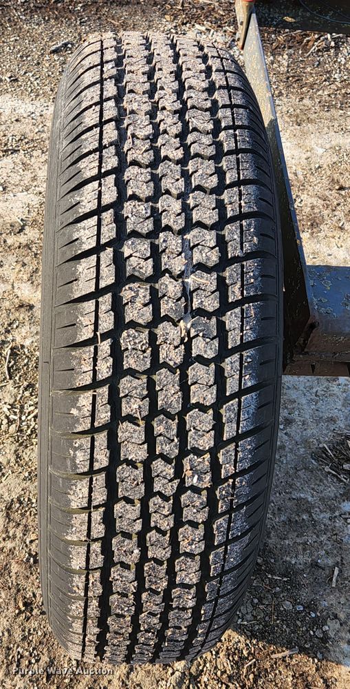 image for item KH9703 Shop built guard rail trailer