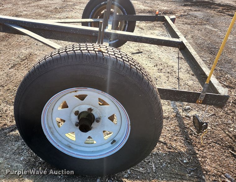 image for item KH9703 Shop built guard rail trailer