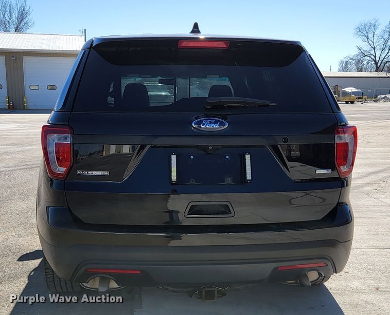 image for item KH9743 2017 Ford Explorer Police Interceptor  SUV