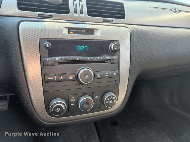 image for item KH9746 2012 Chevrolet Impala Police Cruiser