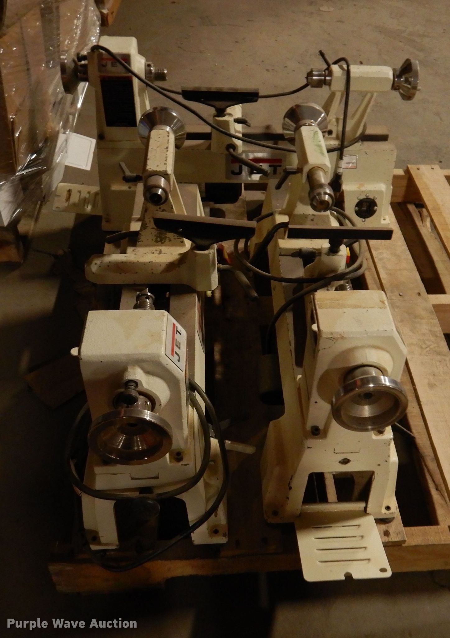 (3) Jet JML1014 wood lathes in Des Moines, IA Item JK9565 sold