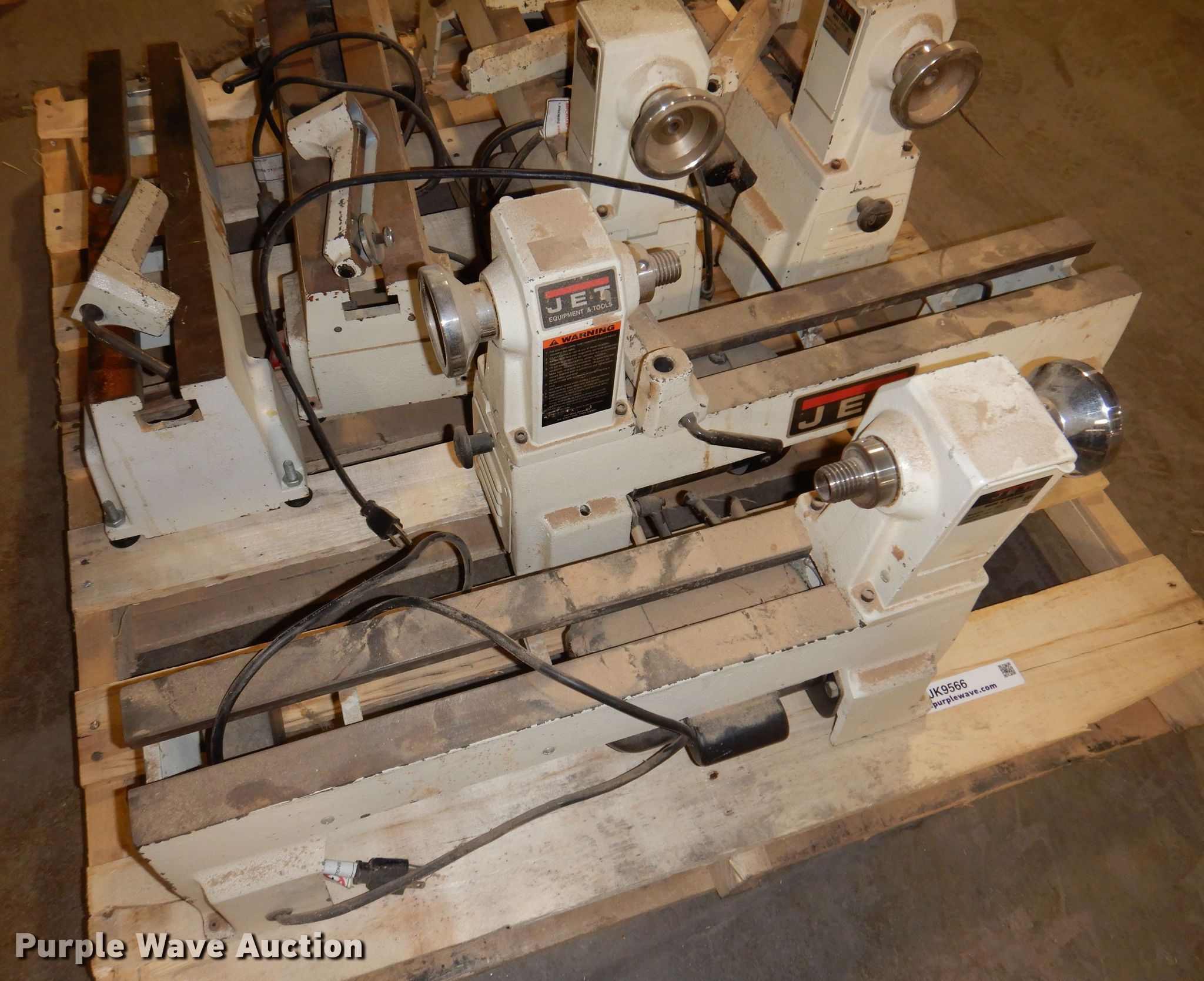 (5) Jet JML1014 wood lathes in Des Moines, IA Item JK9566 sold
