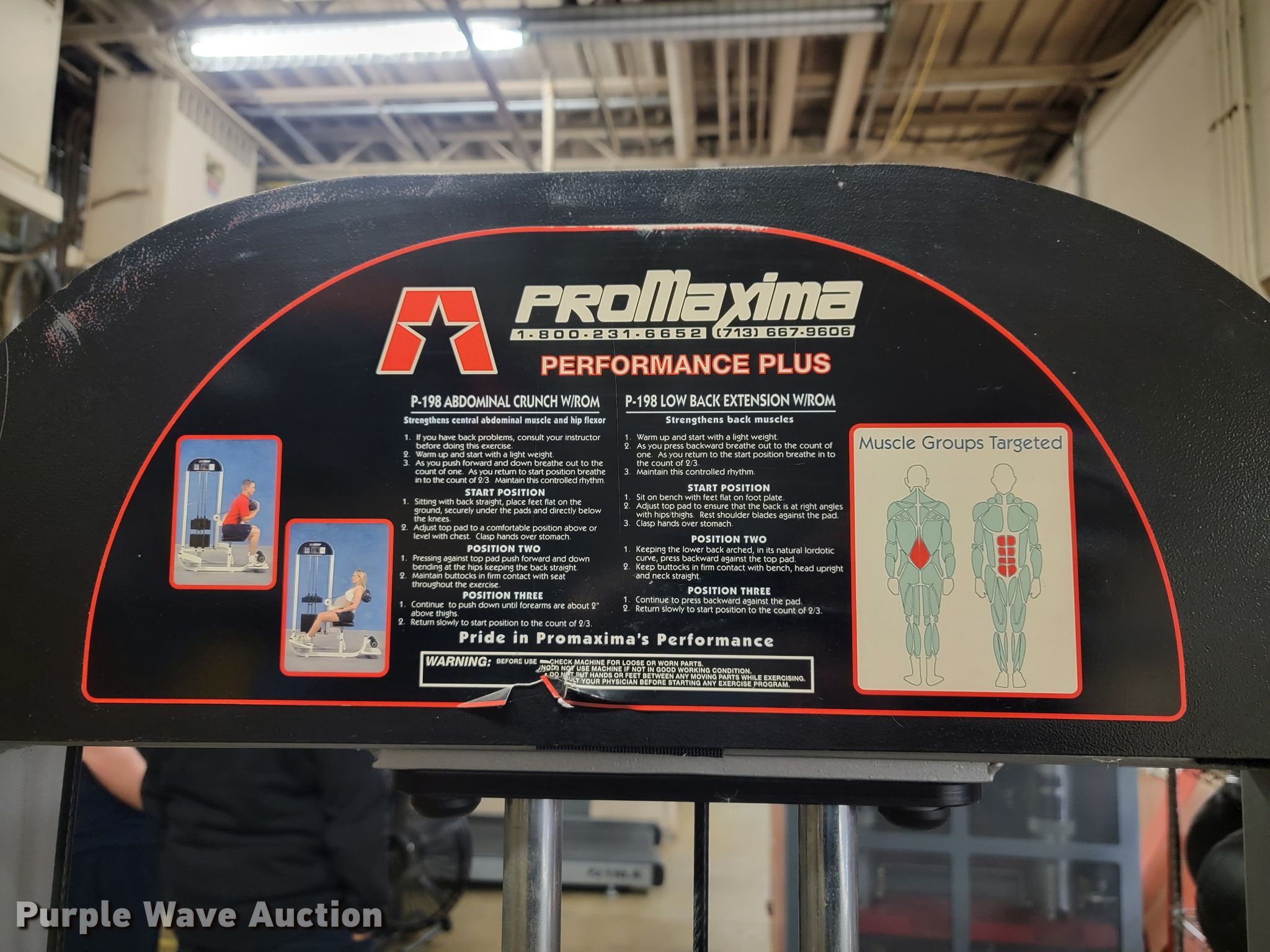 Pro Maxima Performance Plus abdominal/lower back machine in Olathe, KS ...