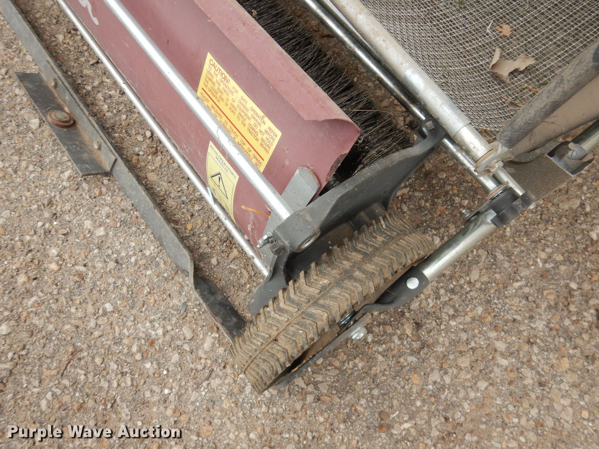 Parker lawn sweeper in Emporia, KS Item JV9432 sold Purple Wave