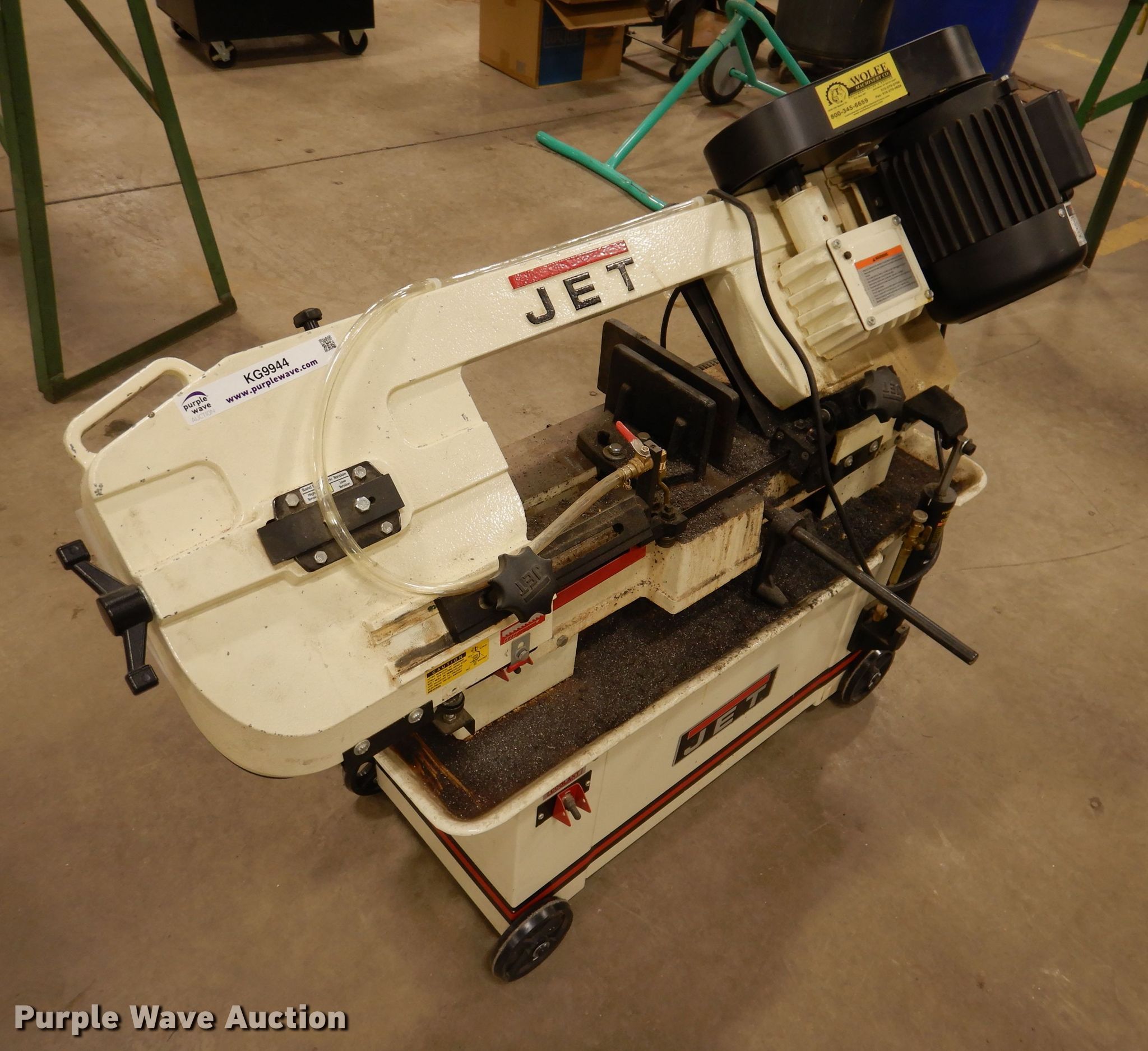 Jet HVBS7MW band saw in Des Moines, IA Item KG9944 sold Purple Wave