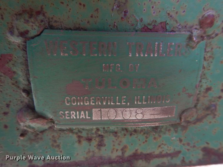 image for item DE7526 Western  nurse tank trailer