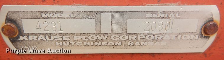 image for item DF0084 Krause 4231  field cultivator