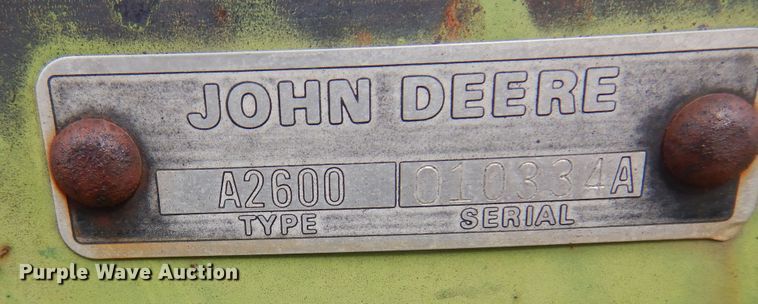 image for item DF0085 John Deere 2600  five bottom plow