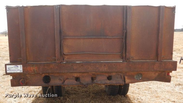 image for item DF0089 Shop built  grain trailer