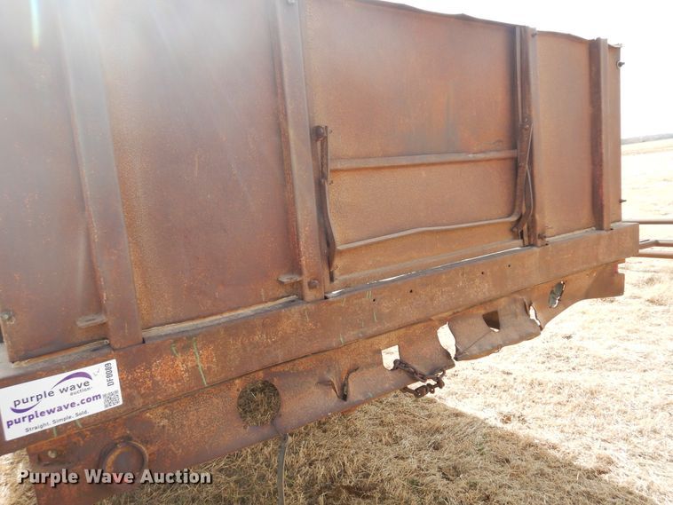 image for item DF0089 Shop built  grain trailer