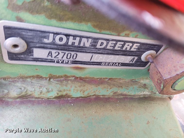 image for item DF0093 John Deere 2700  six bottom plow