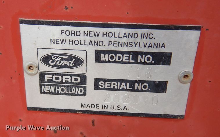 image for item DF0094 New Holland 716  silage wagon