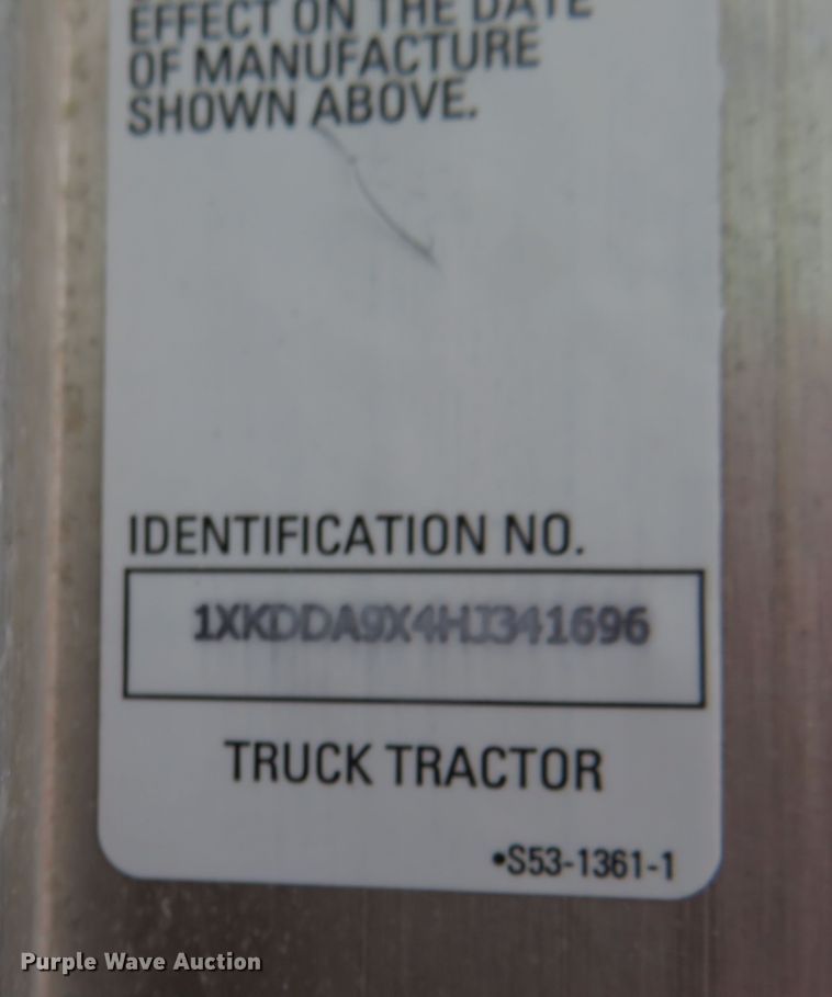 image for item DH8014 1987 Kenworth T800  fertilizer delivery truck