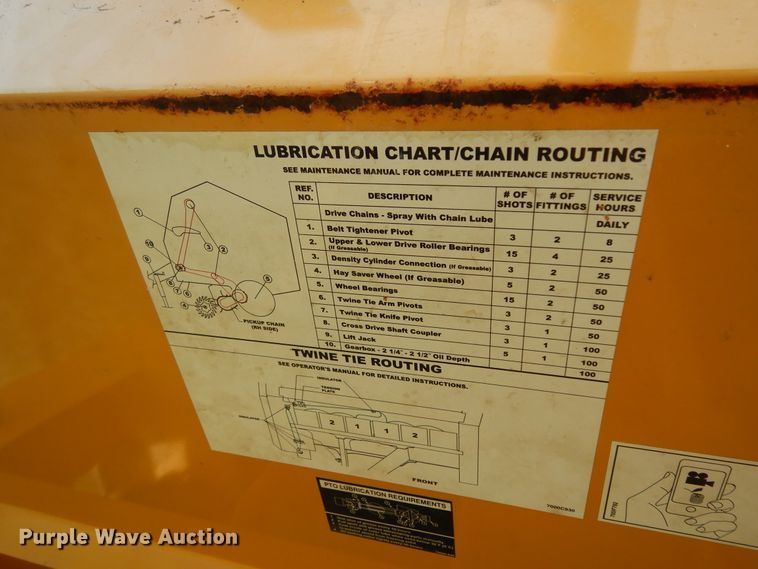 image for item DI8623 2012 Vermeer Rebel 5420  round baler