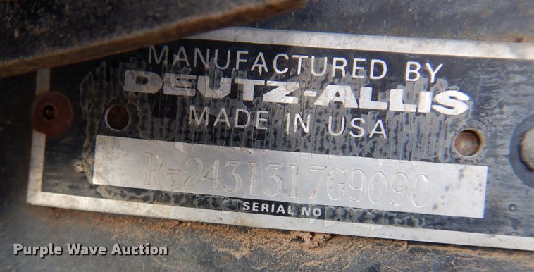 image for item DK4244 Deutz Allis  rigid head