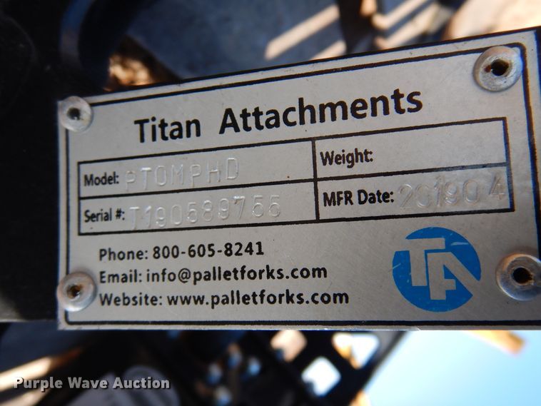 image for item DK4284 Titan PTOMPHD skid steer PTO adapter