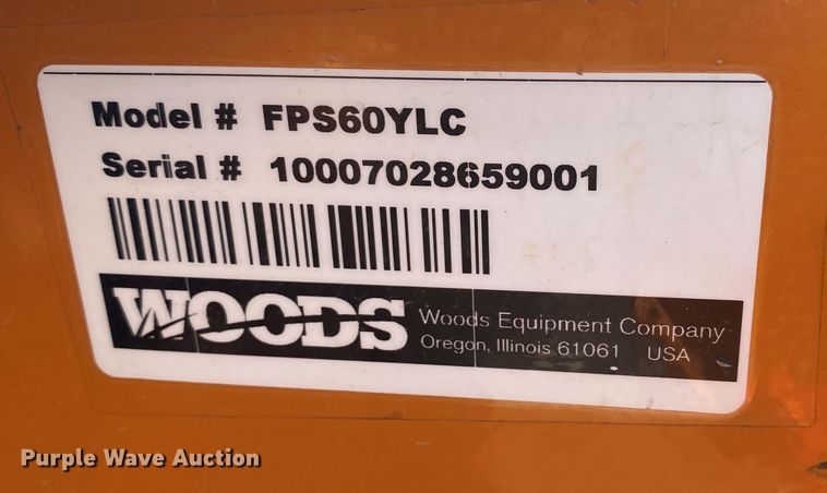 image for item DL6976 Woods FPS60  grain drill