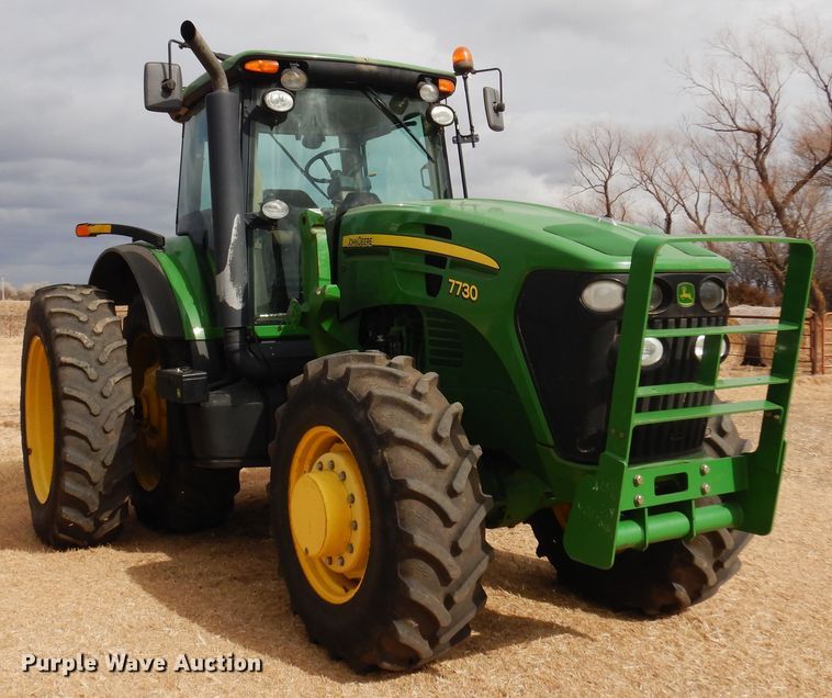 image for item DM1035 2010 John Deere 7730  MFWD tractor