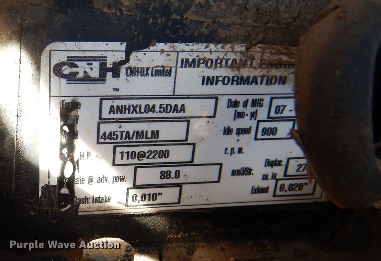 image for item DN5469 2011 Case IH Maxxum 110  MFWD tractor