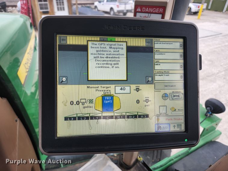 image for item HK9304 2013 John Deere 4730  sprayer